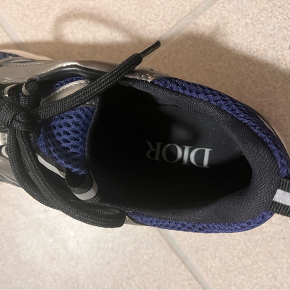 DIOR B22 BLACK/WHITE/BLUE - Picture 9 of 14